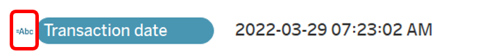 Transaction date as a string in Tableau