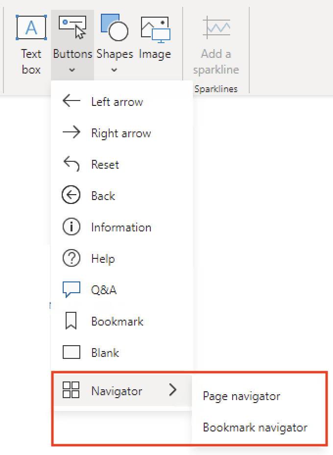 The navigator option