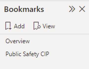 Bookmarks in Power BI