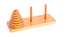 Picture of the game Tower of Hanoi