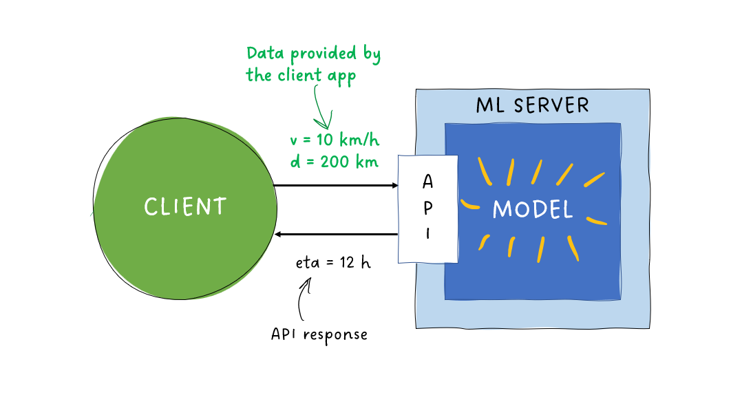 model response