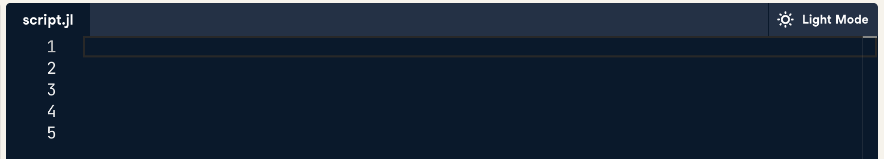 An image of the DataCamp script editor.
