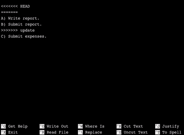 Handling conflict | Git