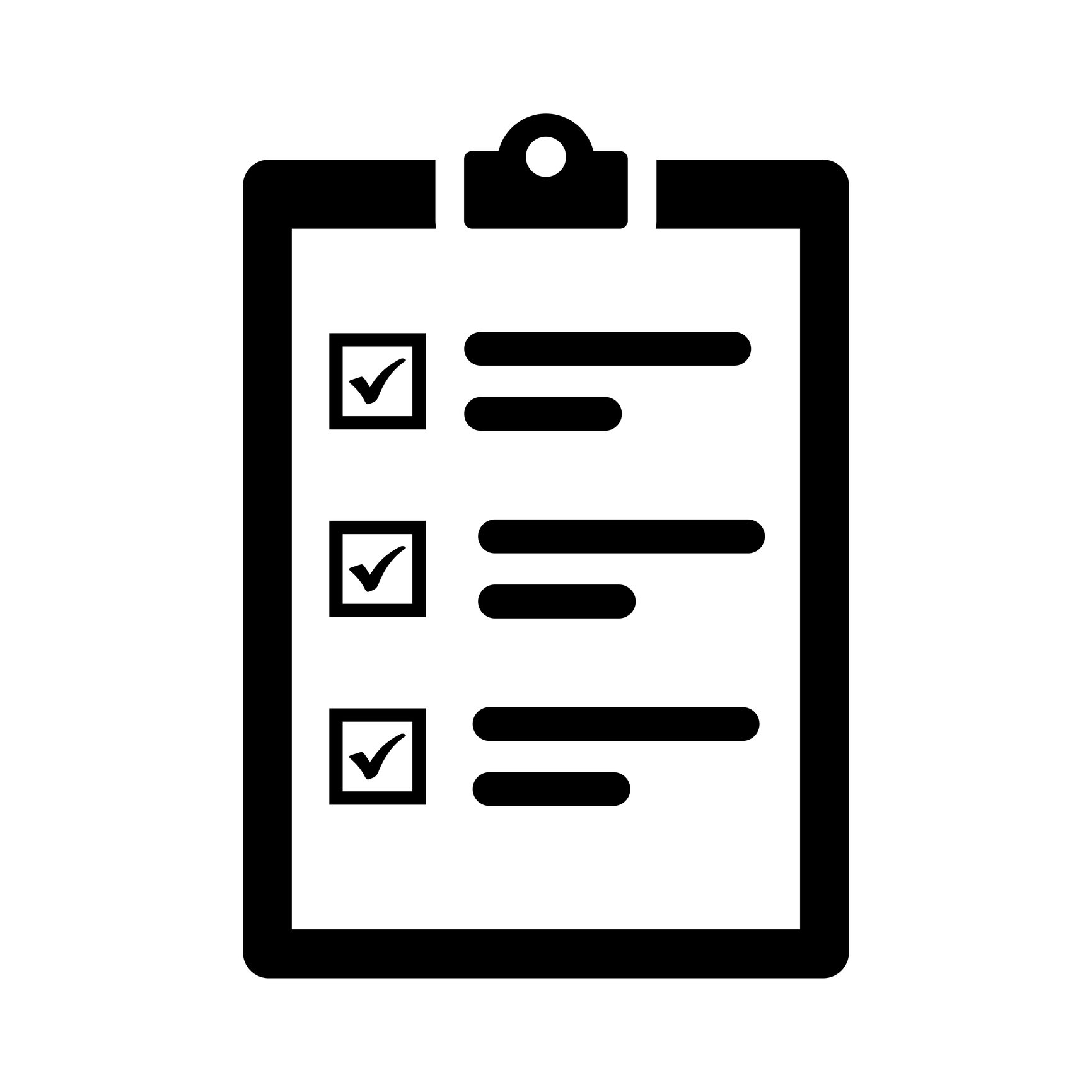 Ícone de lista de verificação