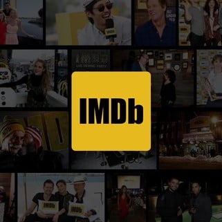 A logo of IMDb