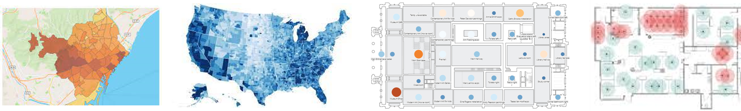 Minature of 4 map charts