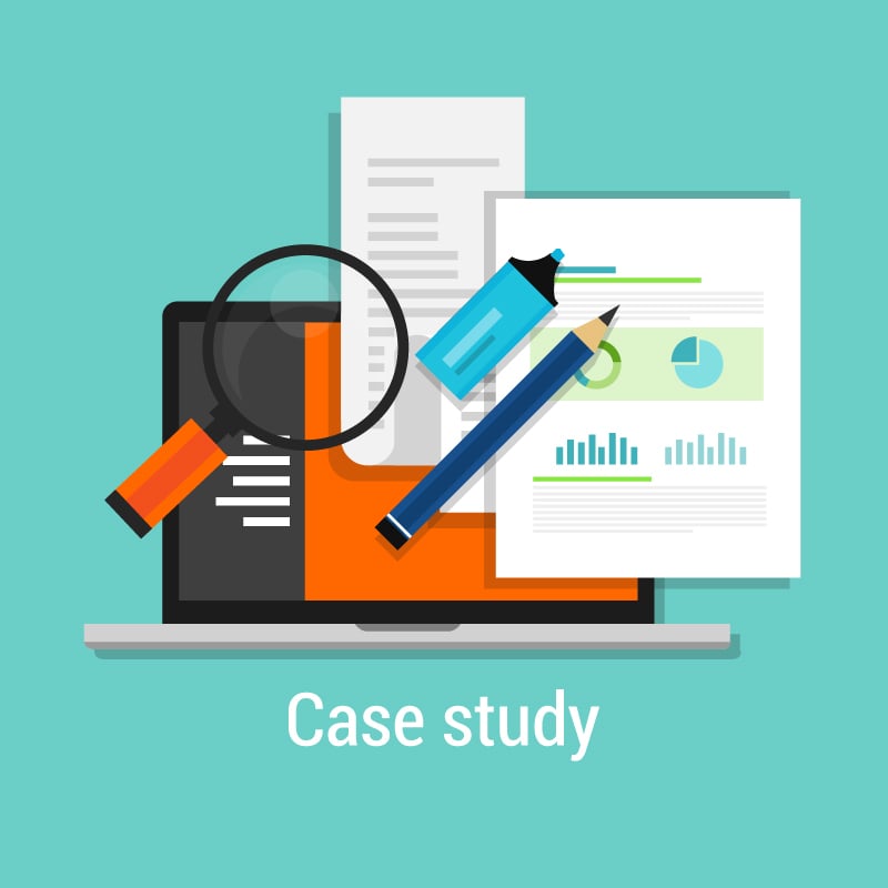This image shows a few infographics to depict a presentation or case study