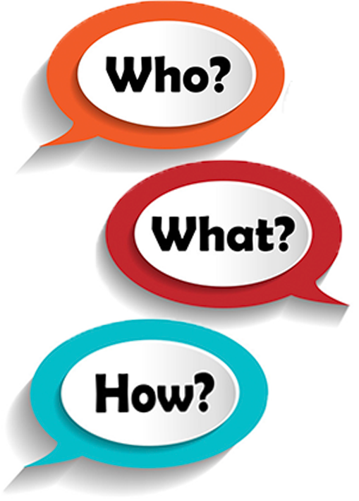 Who What How?: Question bubbles