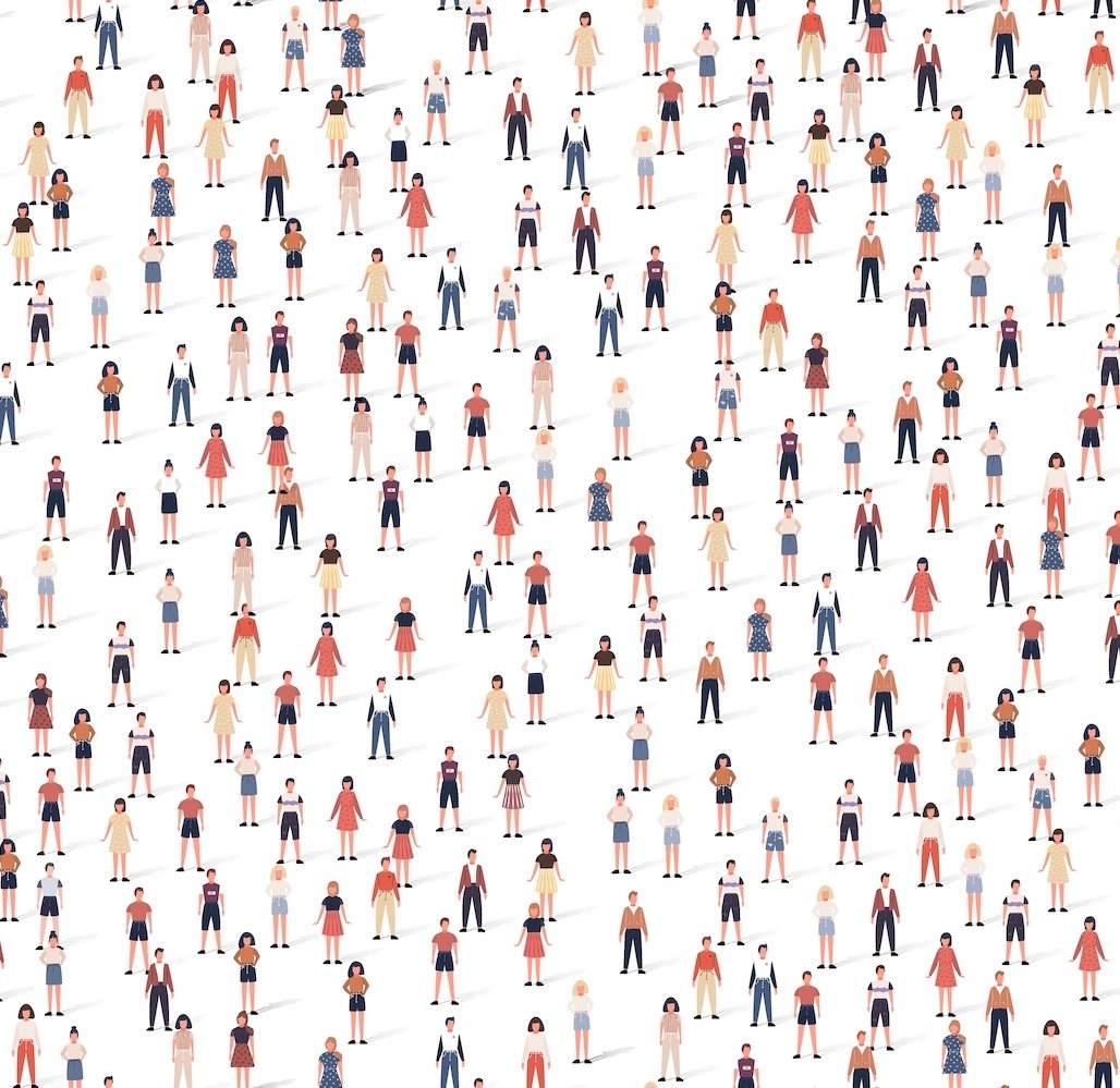 An image showing a large group of people.