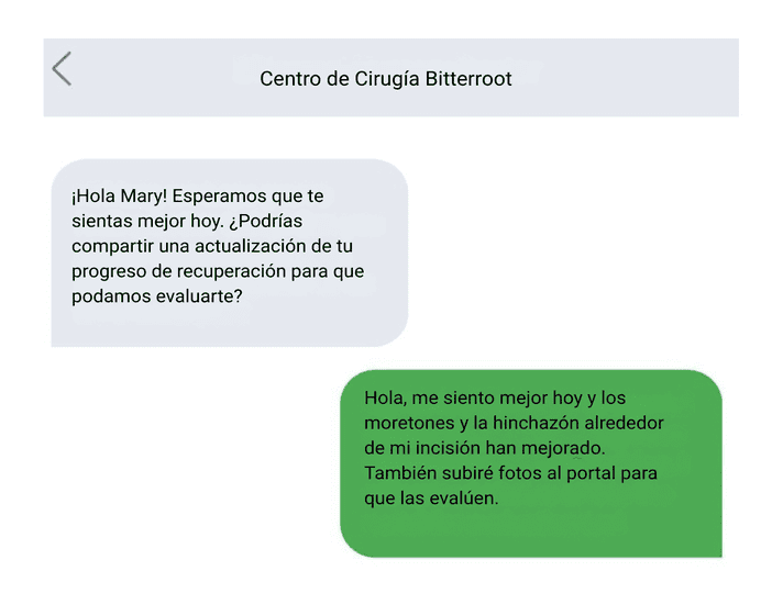 Una docena de personas risueñas en una oficina. (https://assets.datacamp.com/production/repositories/6128/datasets/06188a78124b28bc95a755eefdb96be598af86a8/audience_mixed.jpg =140)
![Un gráfico muestra una conversación por mensaje de texto a través del teléfono que transmite solo la información esencial de forma clara.
