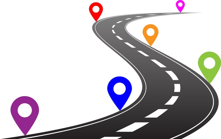 Illustration of a roadmap