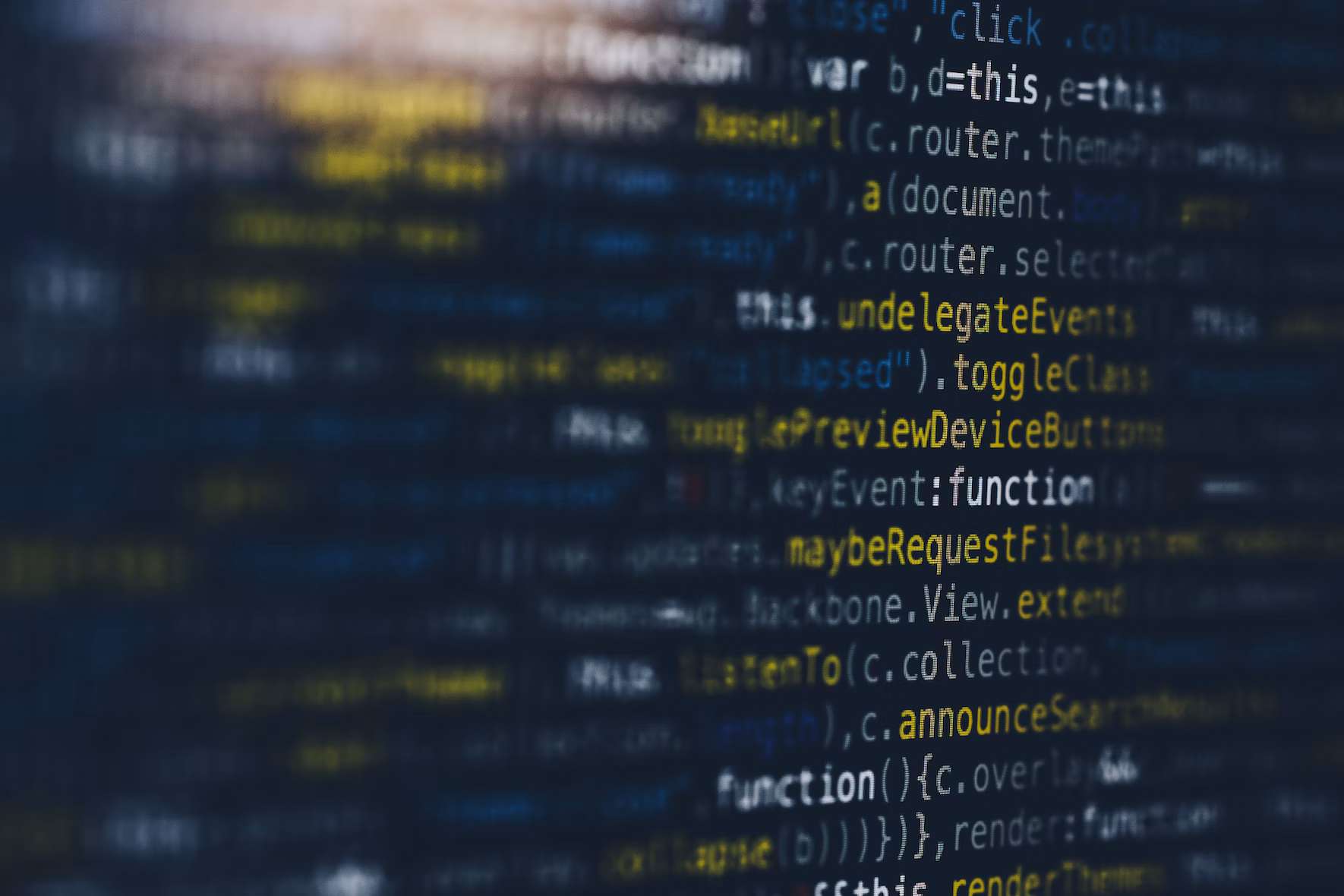 Image of code on a screen.