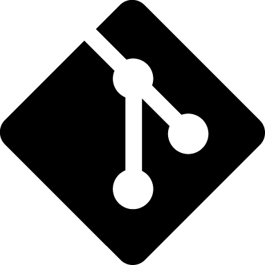 Black logo for git software