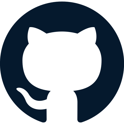 GitHub logo in navy