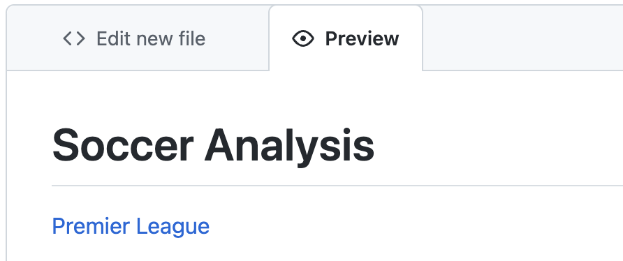 View of a markdown file preview page with a hyperlink