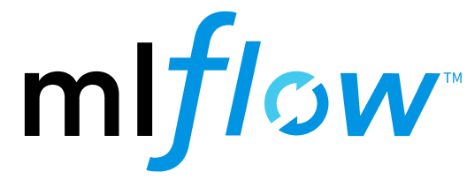 MLflow logo.