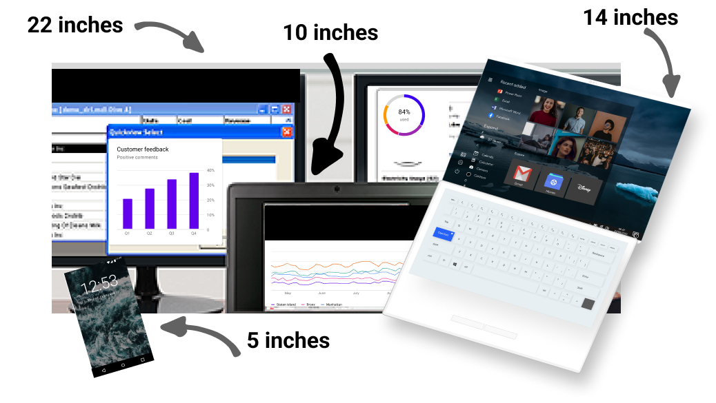 monitor size