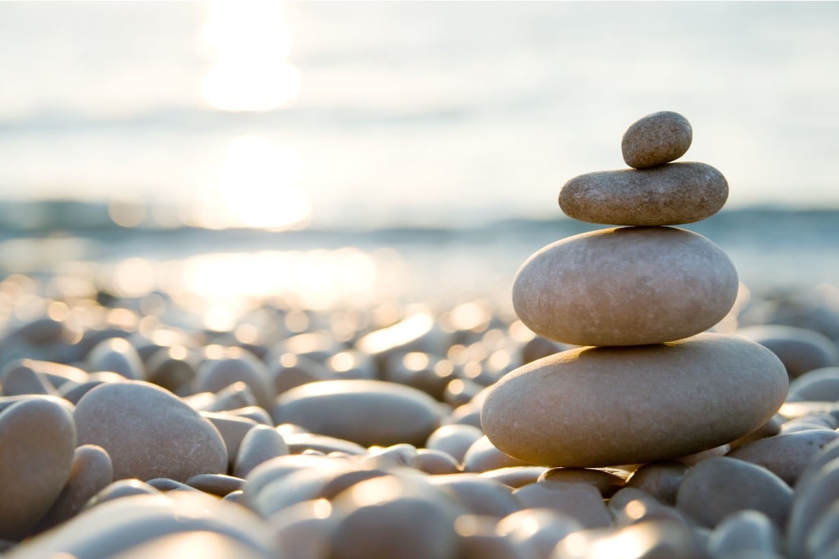 Photo of a rock at rest.