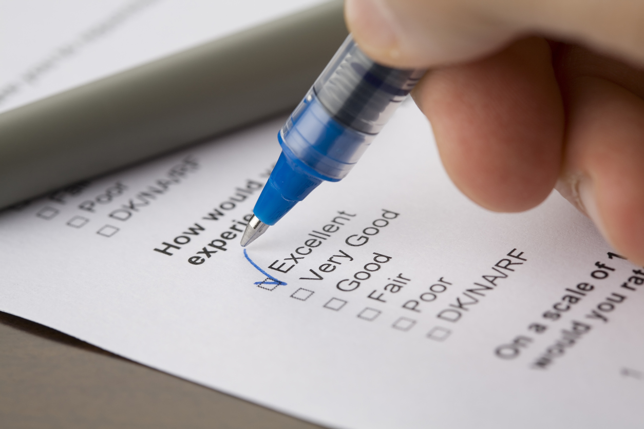 Filling questionnaire form