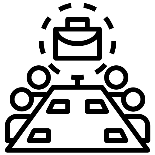 Icon of top-level executives.
