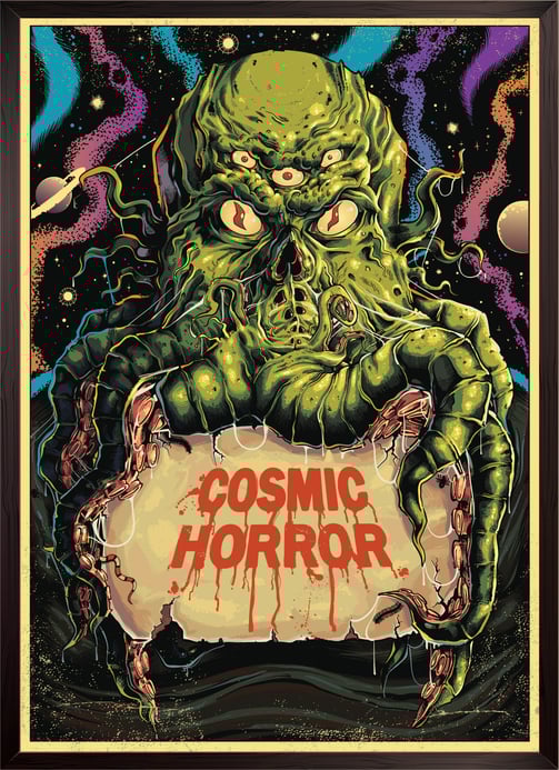 Cosmic horror poster