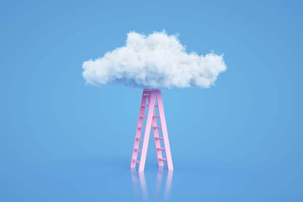 Cloud on a ladder