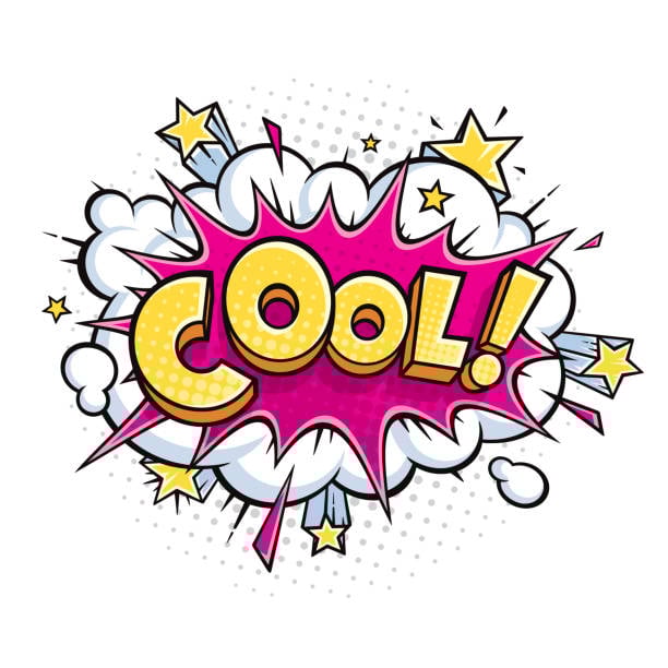 Comic book cool cloud