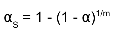 Sidak correction equation