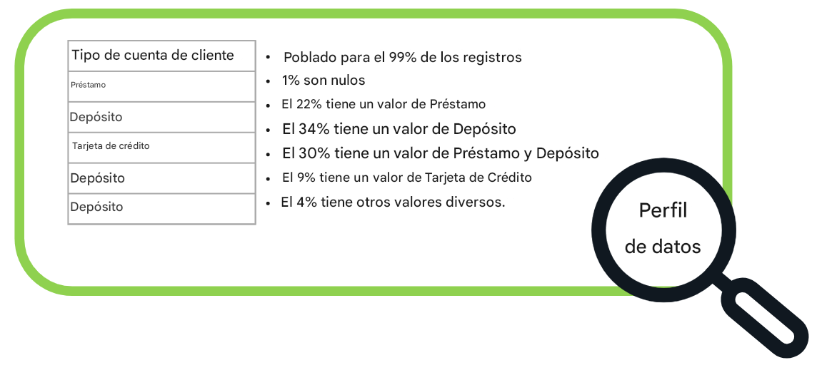 ejemplos de perfiles de datos