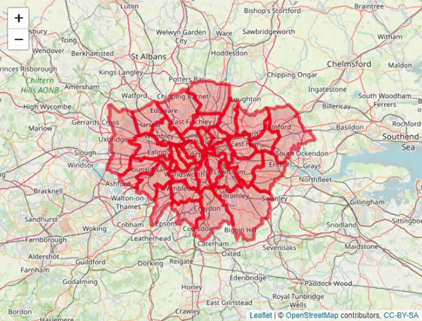 Adding a polygon in leaflet.