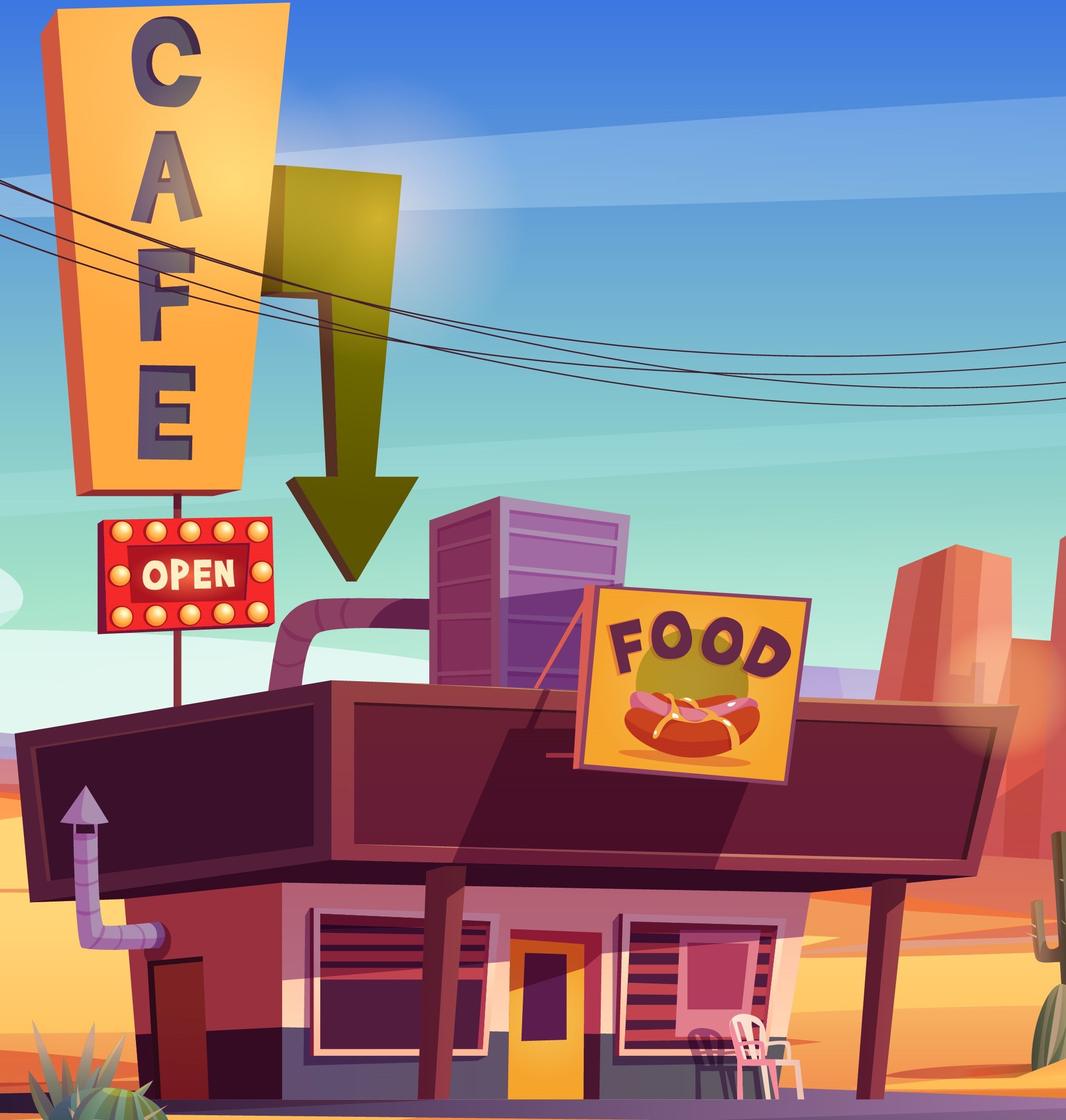 The header is like the signboard of a restaurant. It can contain other practical or aesthetic elements. Here is an example of what a complicated front-end looks like.