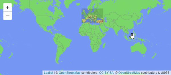 Leaflet with MtbMap provider.