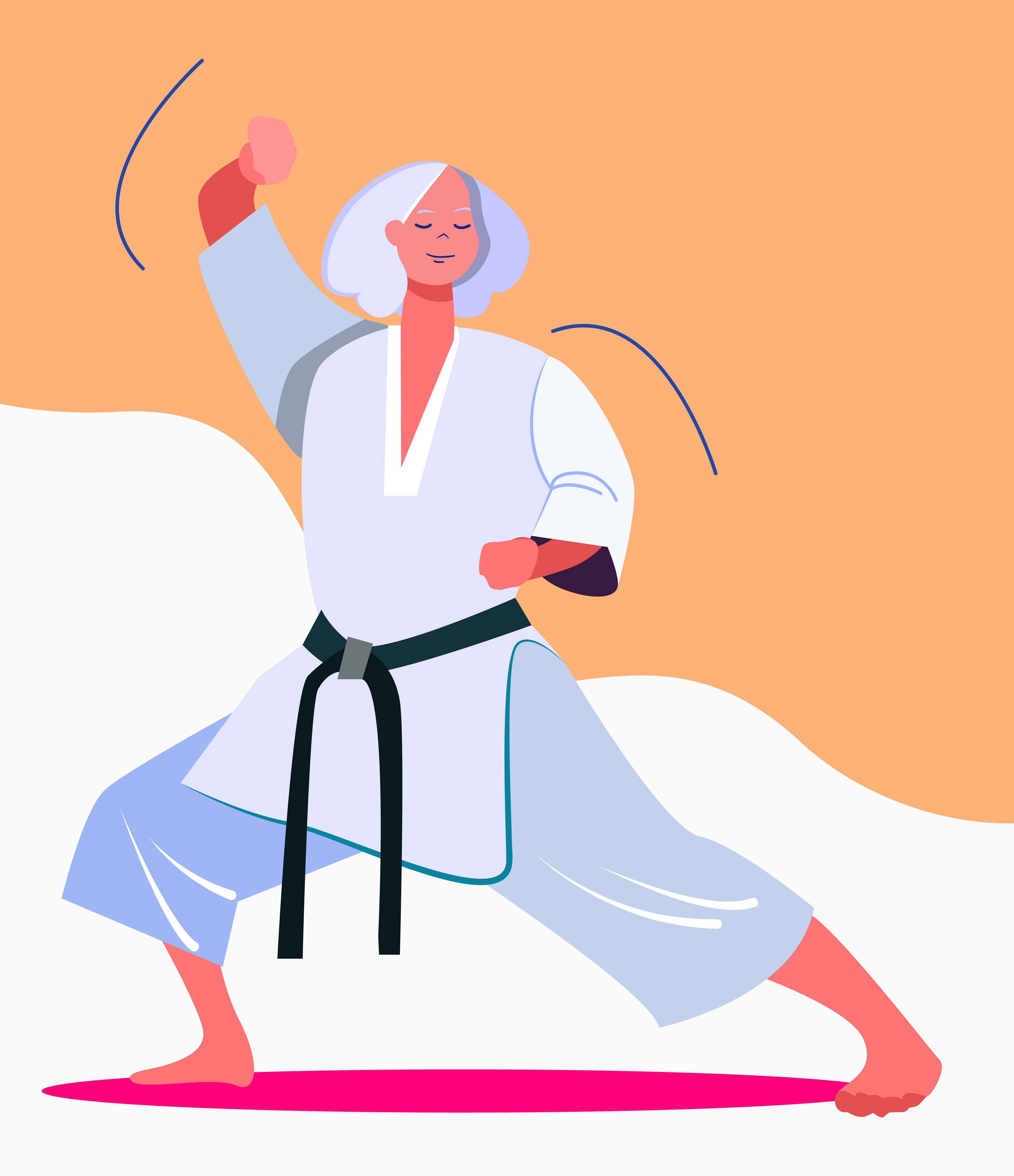 Becoming a master requires endless practice.