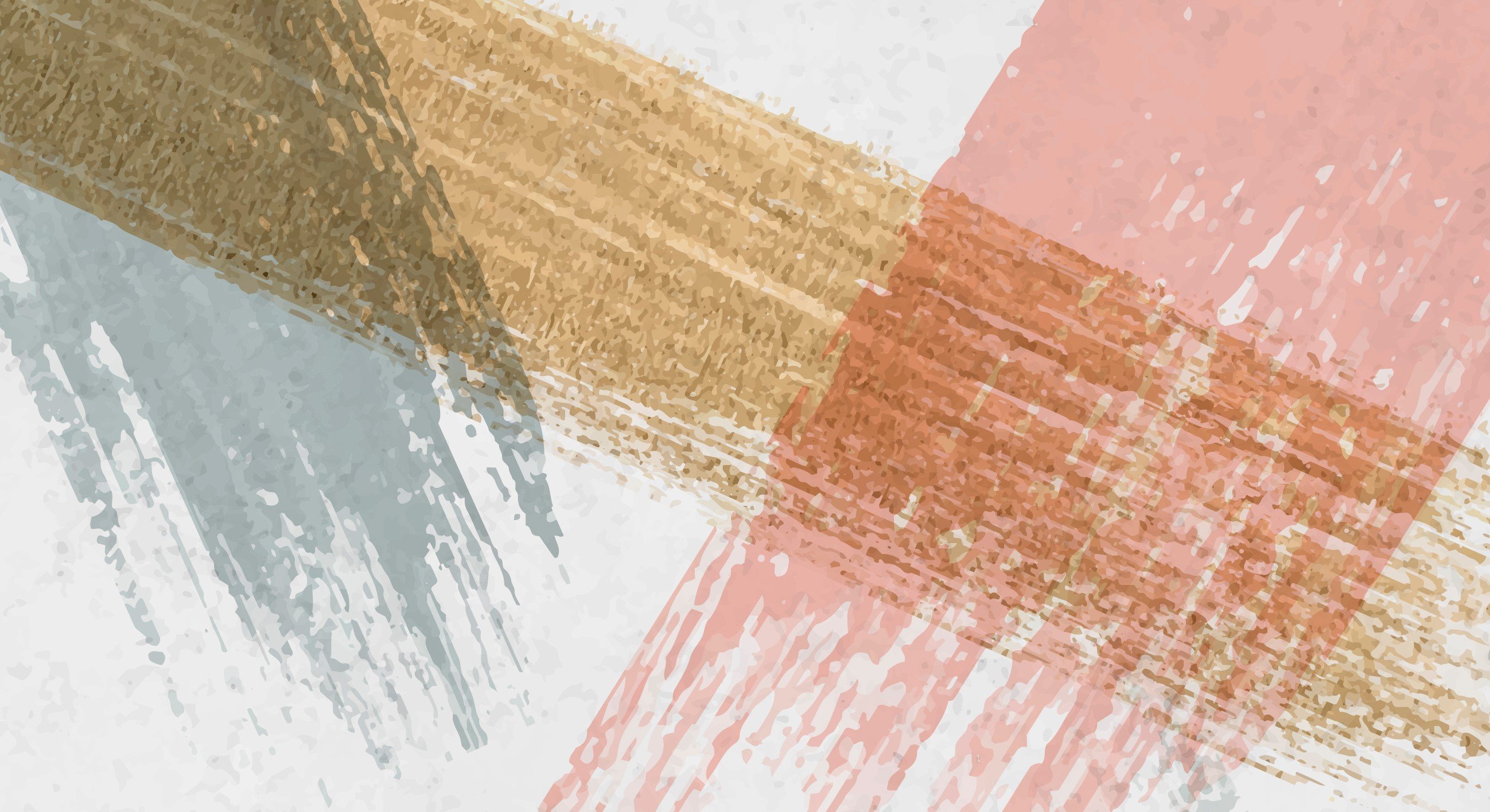 Brush strokes on a blank canvas.