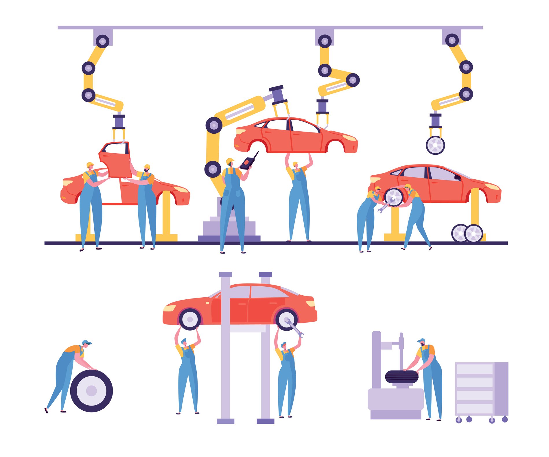 Car manufacturing line