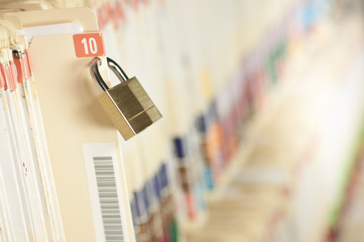 A lock on a file