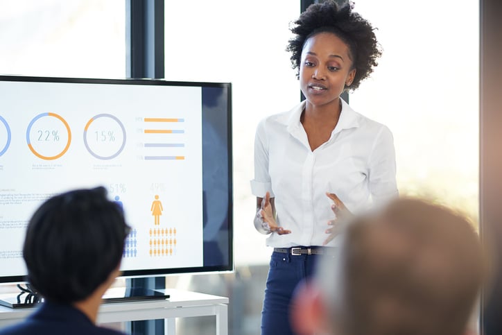 Giving a presentation