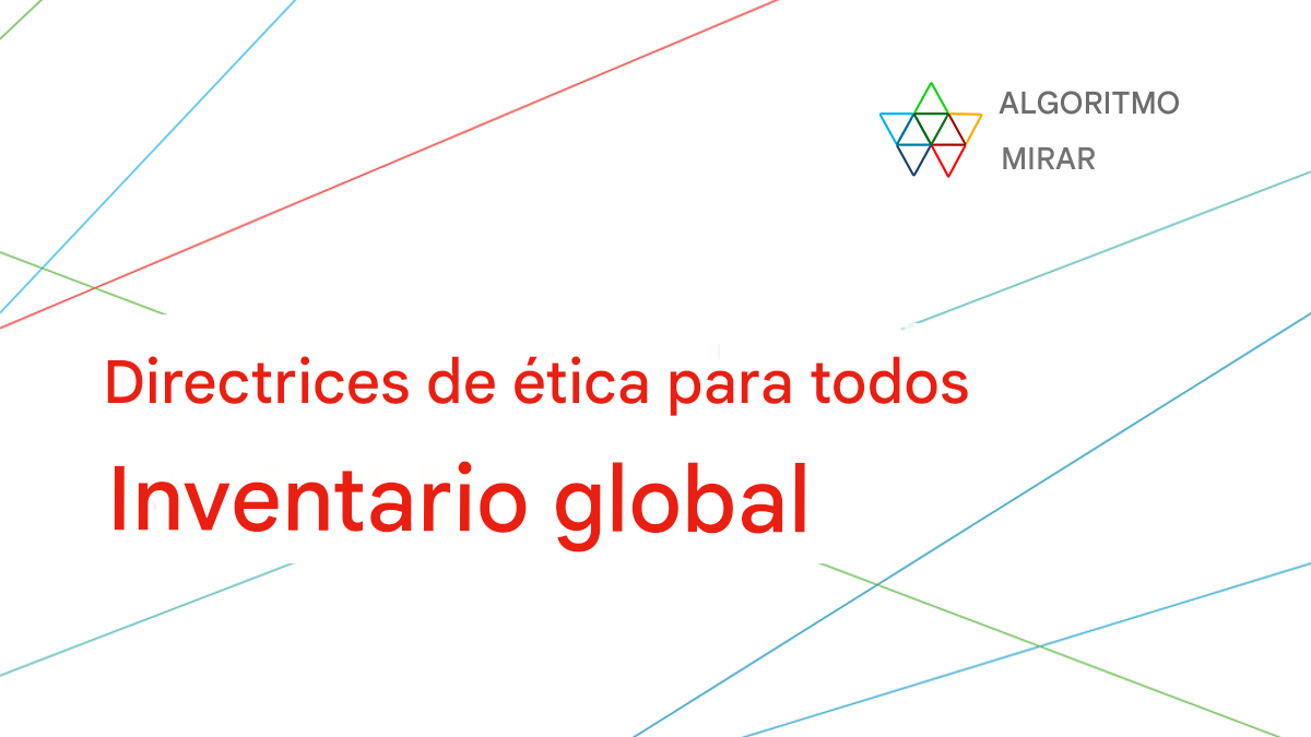 Imagen del inventario de directrices éticas sobre IA de algorithm watch.
