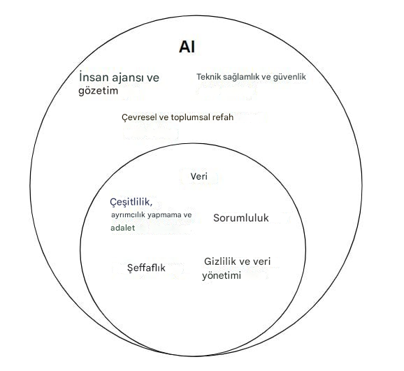 Veri ve yapay zeka etiğinin örtüşmesine ilişkin örnek