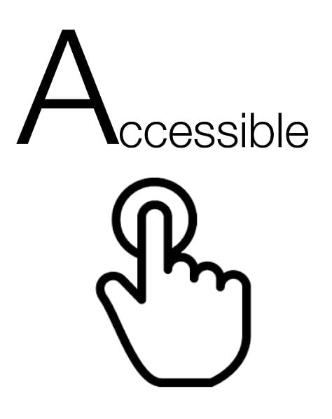 Illustration of the accessible principle