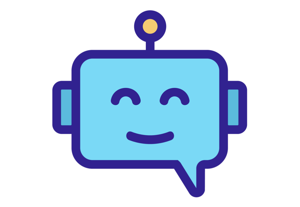 A chatbot icon.