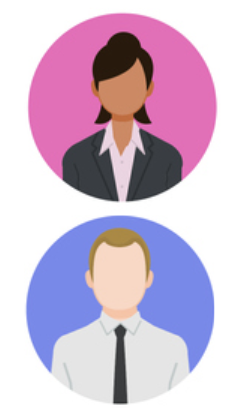 Two members of the sales team.
