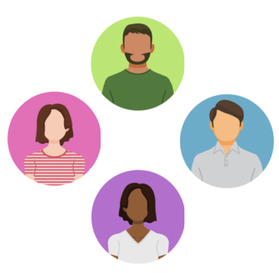 Four members from technical teams.