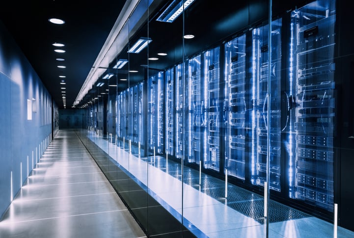 Photo of a datacenter
