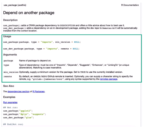 use_package help