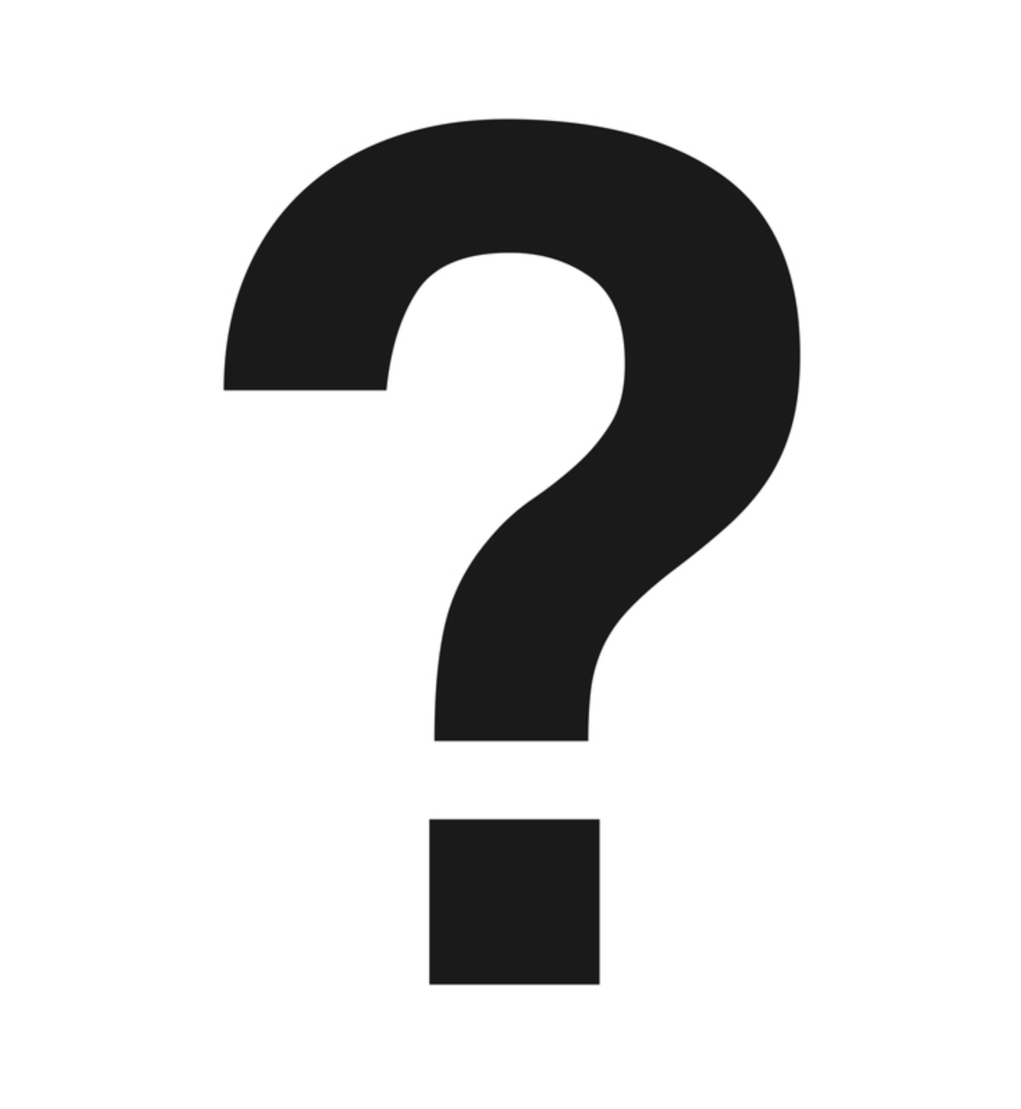 Large Question-mark