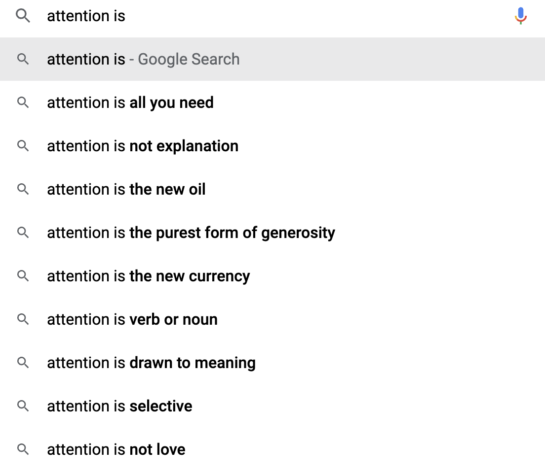 Auto-suggestion by a search engine