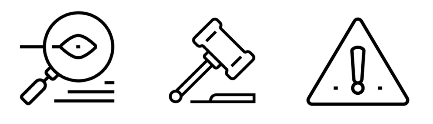 All three ethical concerns: transparency, accountability, info hazards