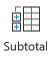 Image of the Subtotal button that is found in Excel.