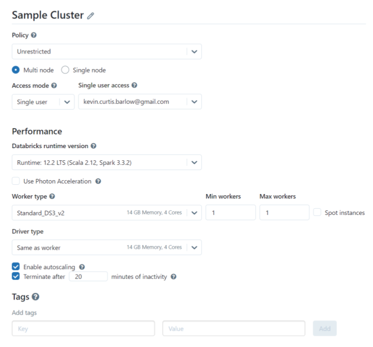 Cluster UI